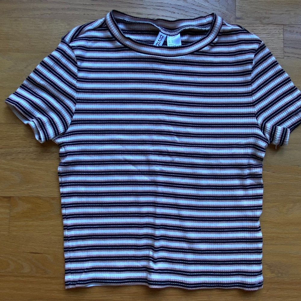 Cute Striped Crop top